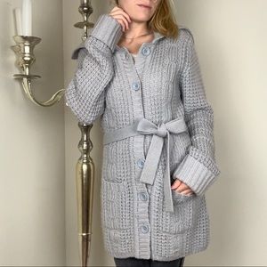 CAbi Wool Knit Bottom Down Jacket